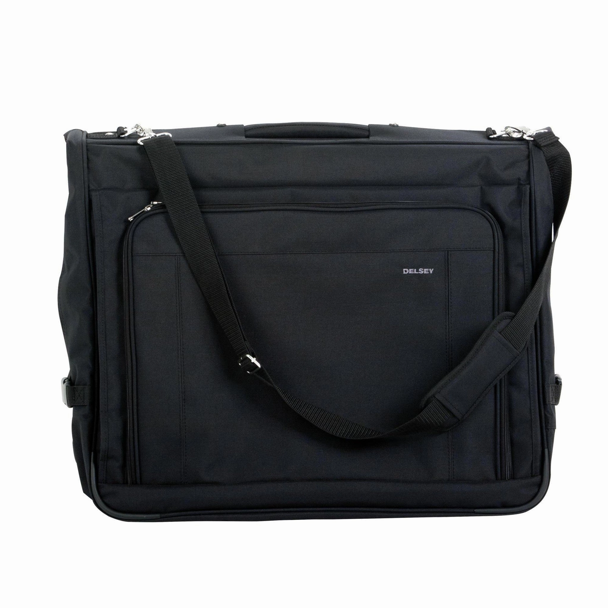 Delsey Helium 45" Deluxe Garment Bag Rolling Duffel Expandable Pouch