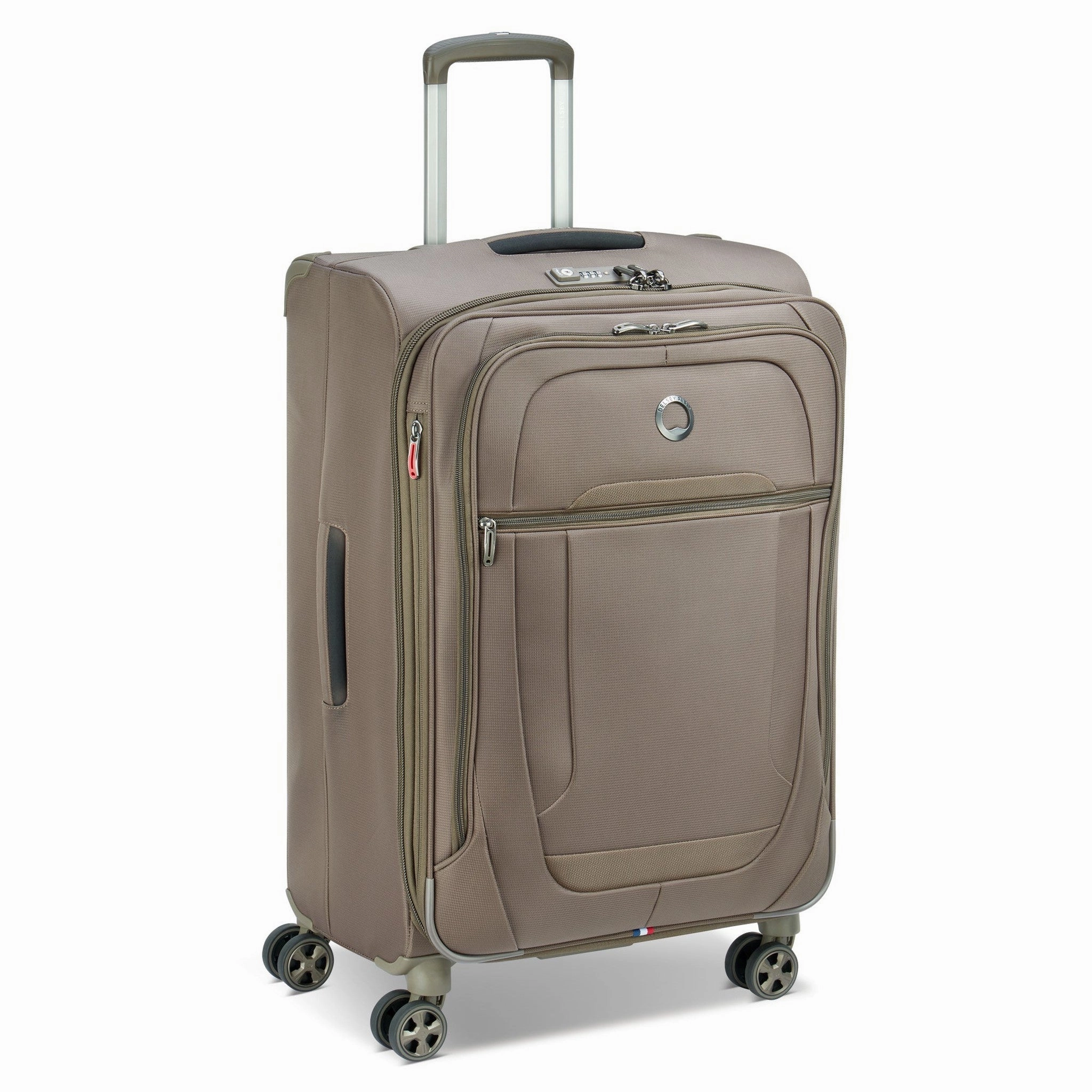 Delsey Helium Dlx 25" Expandable Spinner Upright Luggage Storage