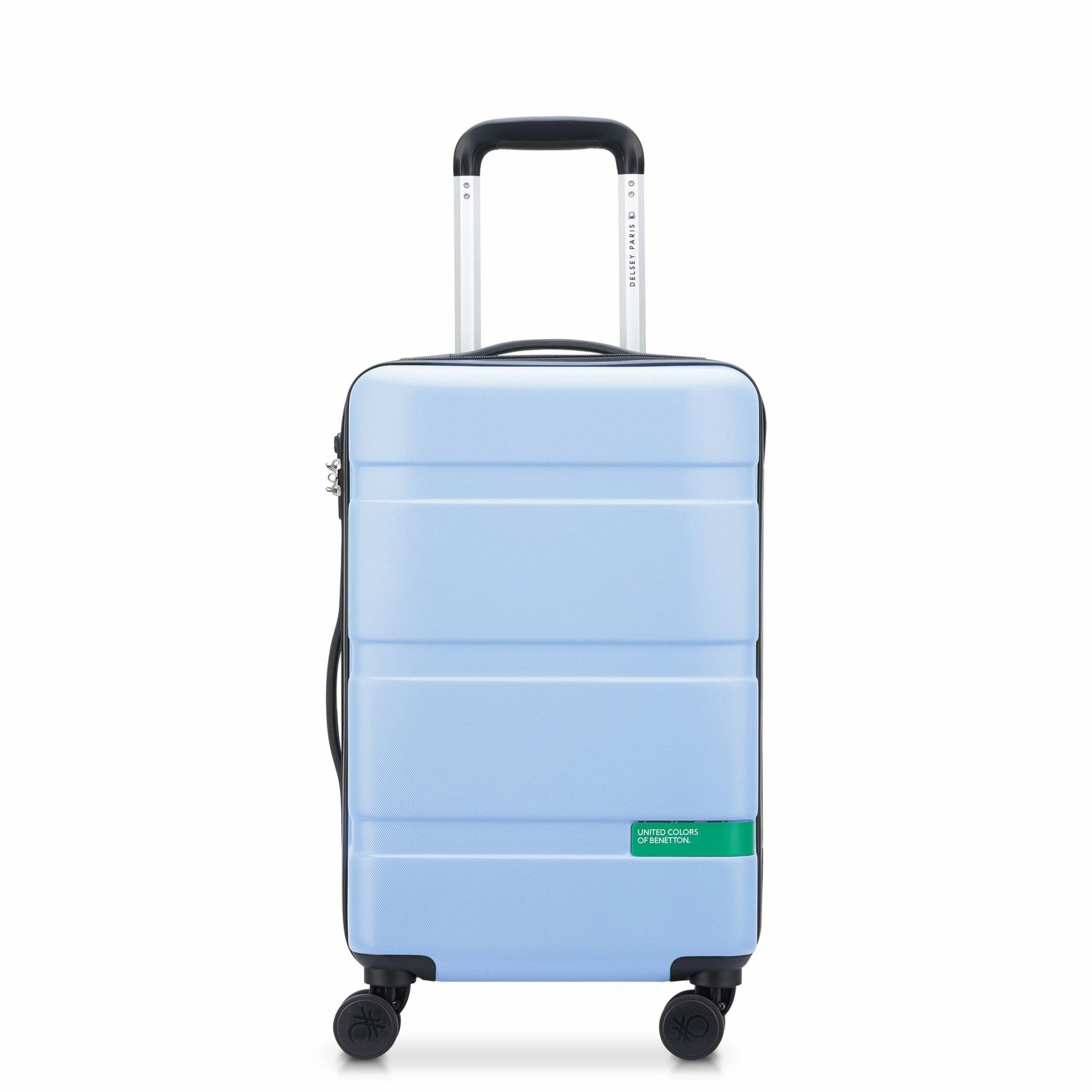 Delsey Now! 19" Spinner Carry-On Luggage Security Travel Safety Bag