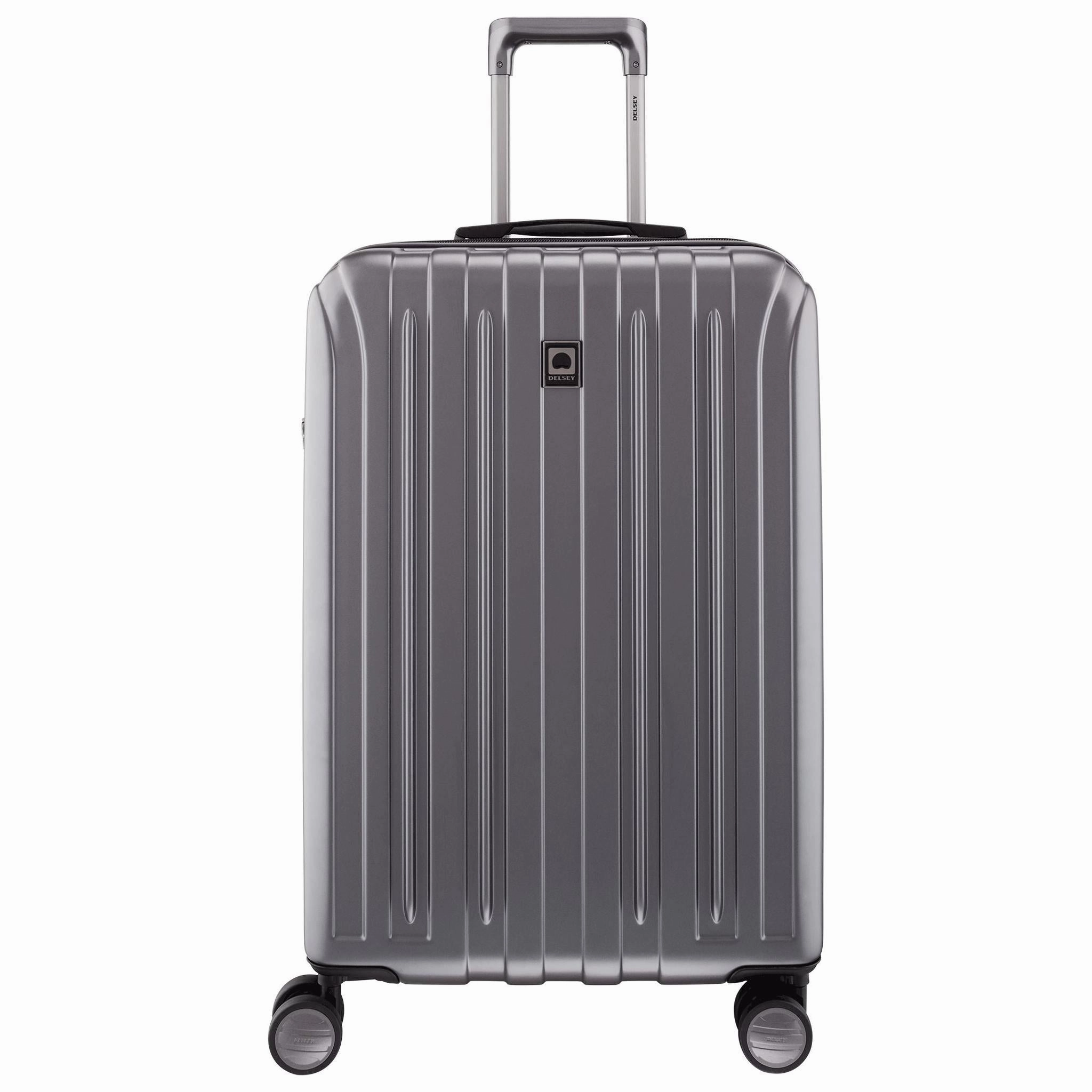 Delsey Titanium Medium Expandable Spinner Lightweight Travel Bag