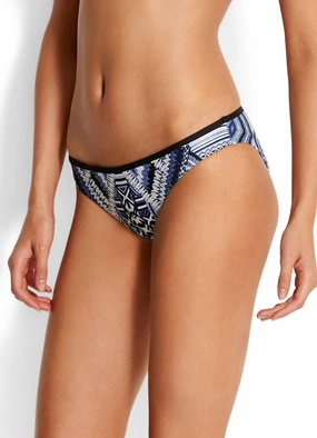 Desert Tribe Hipster Bikini Pant - Bluestone push up bikinis women, sporty womens bikini sets