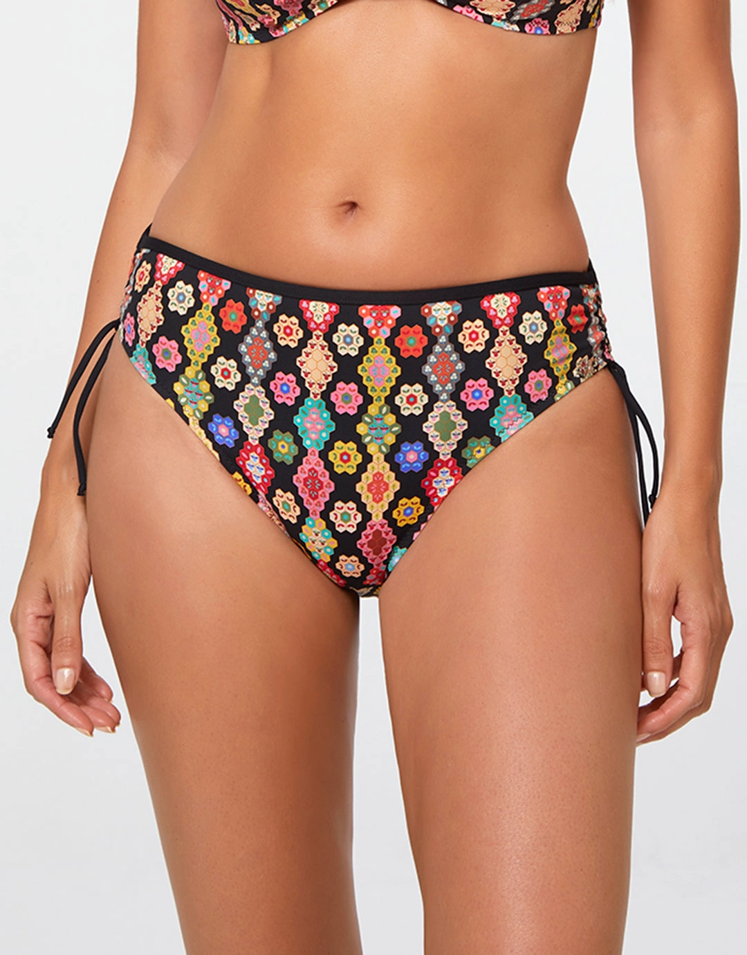 Desiree Adjustable Leg Bikini Pant adjustable swim bottoms women, flattering bikini bottoms