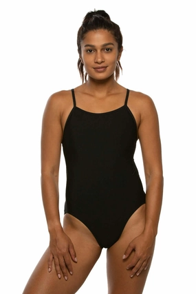 Devon One Piece Swimsuit - Black inclusive swimwear styles, all season swimwear options