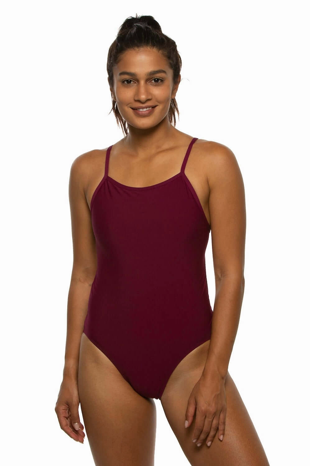 Devon One Piece Swimsuit - Cabernet inclusive swimwear styles, all season swimwear options