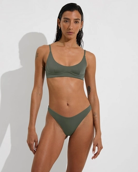 Dip Bottom - Agave sleek design swimwear for women, minimalist swim styles