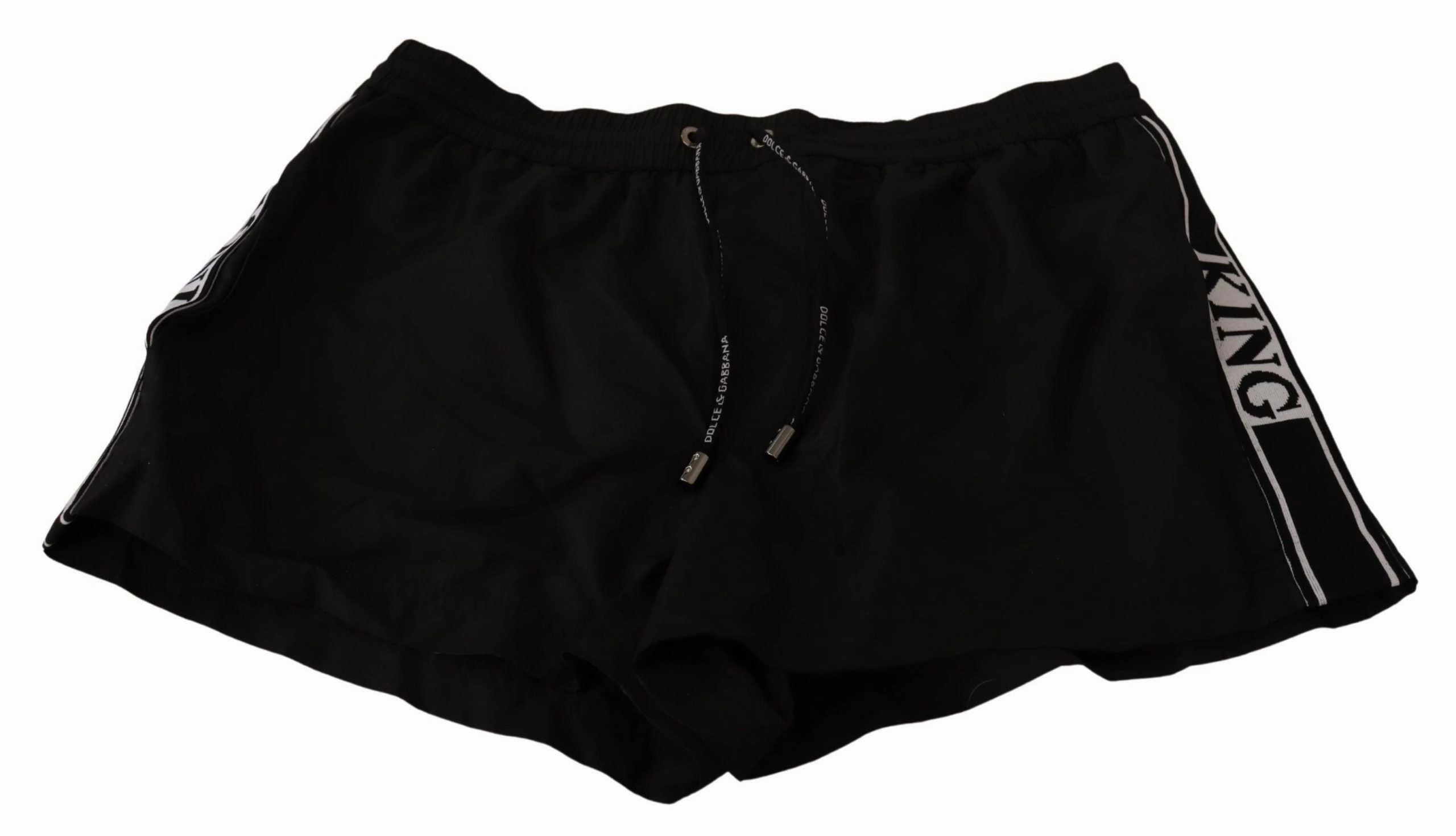 Dolce & Gabbana Elegant KING Motive Swim Men's Trunks