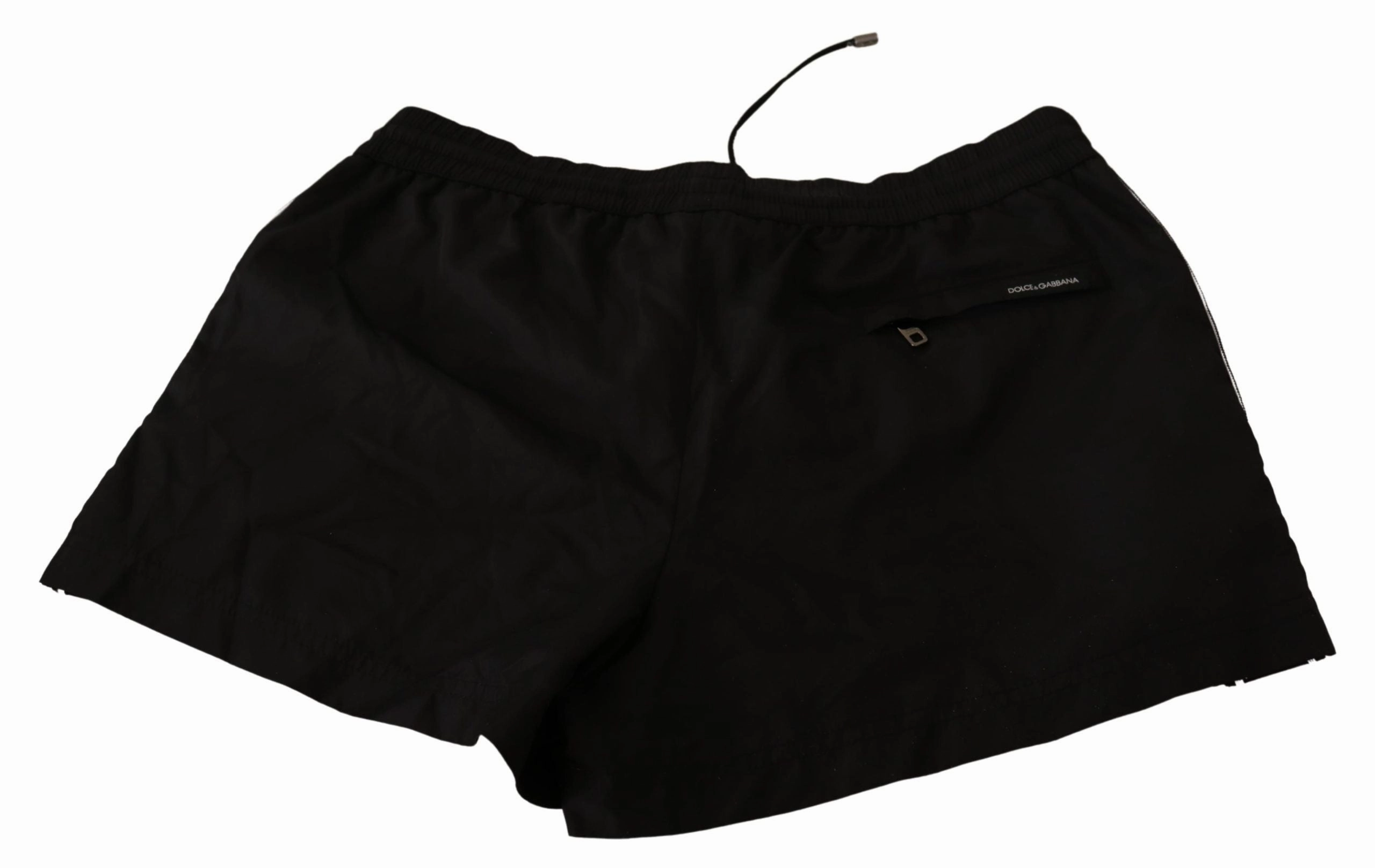 Dolce & Gabbana Elegant KING Motive Swim Men's Trunks
