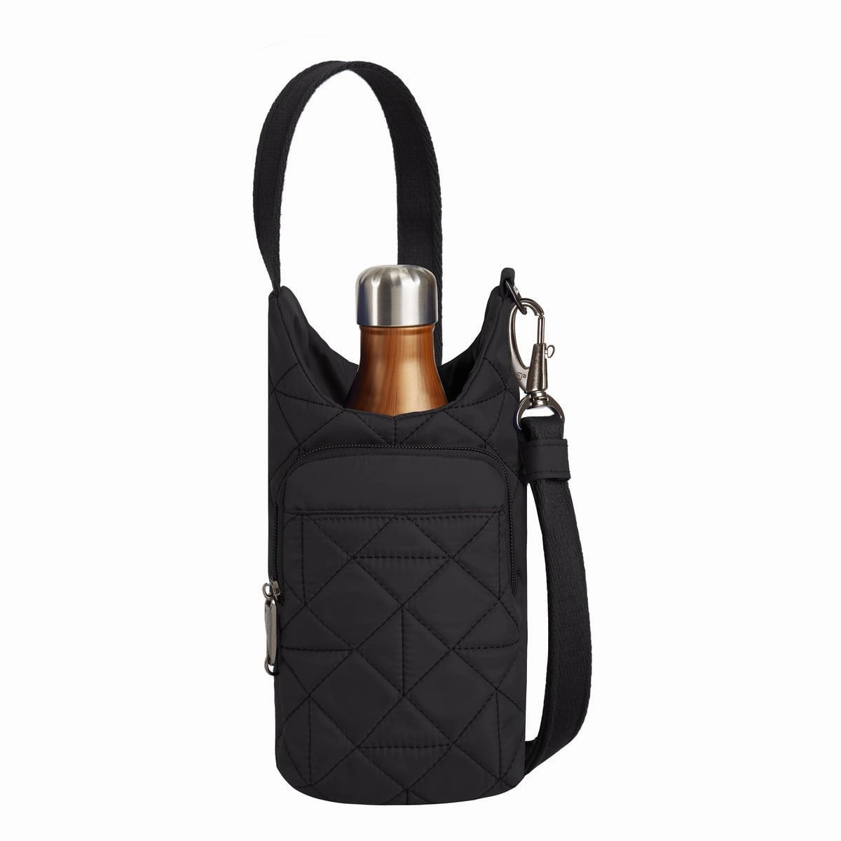 Travelon Anti-Theft Boho Insulated Water Bottle Tote RFID Card Organizer Travel Money Belt