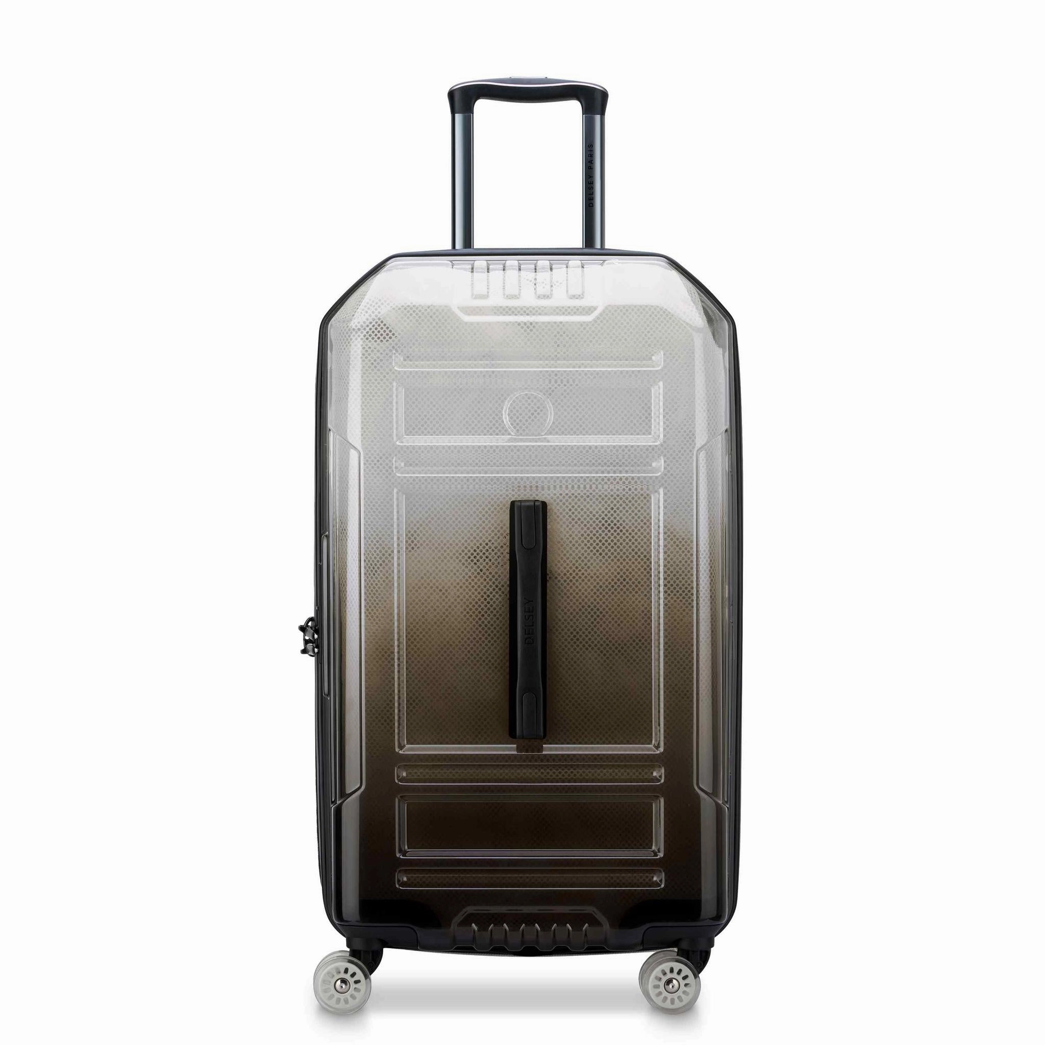 Delsey Rempart Translucent Medium Trunk Expandable Spinner Travel Garment Bag Anti-Theft Bag