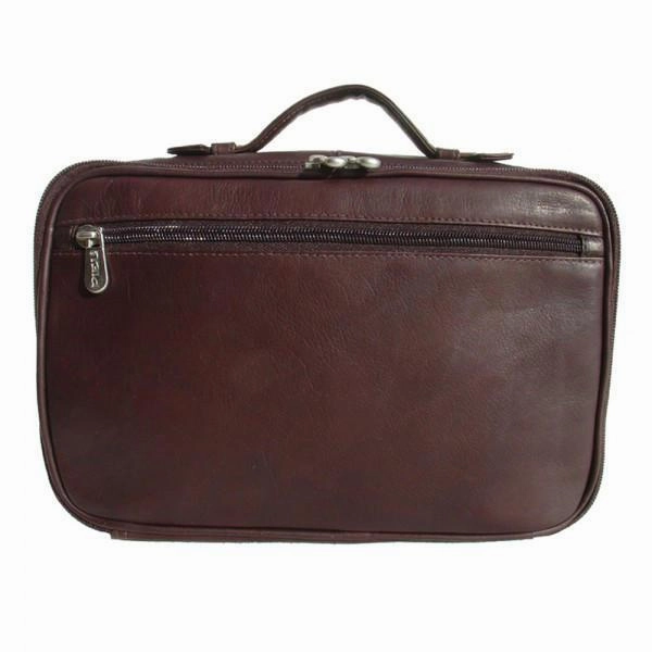 Piel Leather Hanging Cosmetic Utility Kit Travel Accessory Bag Travel Satchel