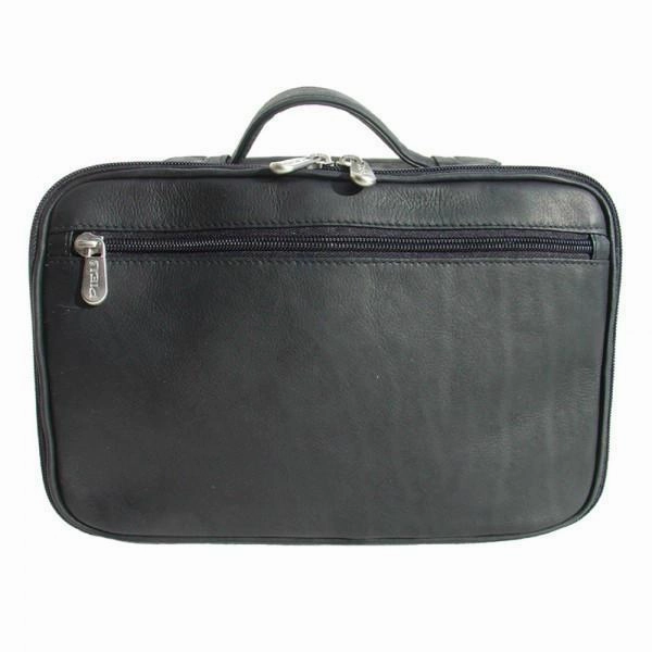 Folding Travel Bag Piel Leather Hanging Cosmetic Utility Kit