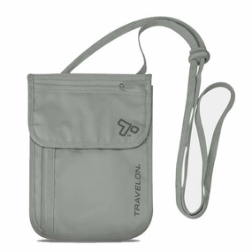 Travelon Rfid Neck Pouch Anti-Theft Card Case Security Card Holder
