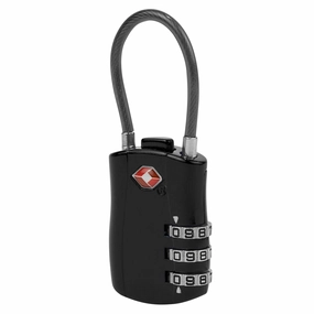 Clearance Event Alert Limited Time Sale Travelon Tsa Accepted Cable Lock - Black