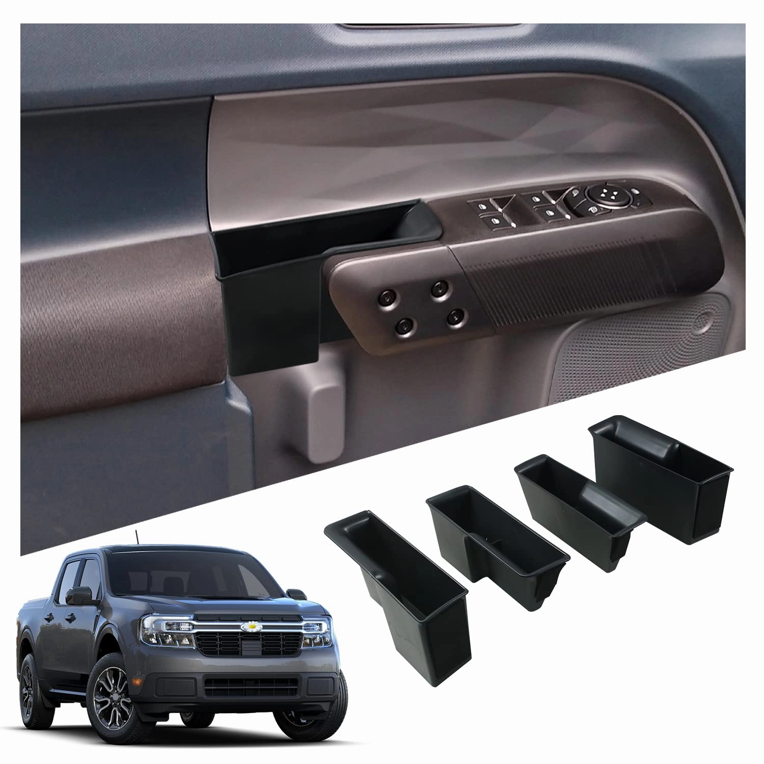 For Ford Maverick 4 Packs Door Side Storage Box 2022  Instant Deal Today Dont Wait Save Today