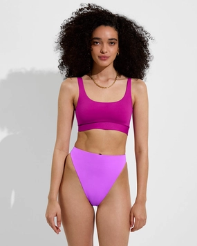 Double Scoop Top - Aloha sleek design swimwear for women, minimalist swim styles