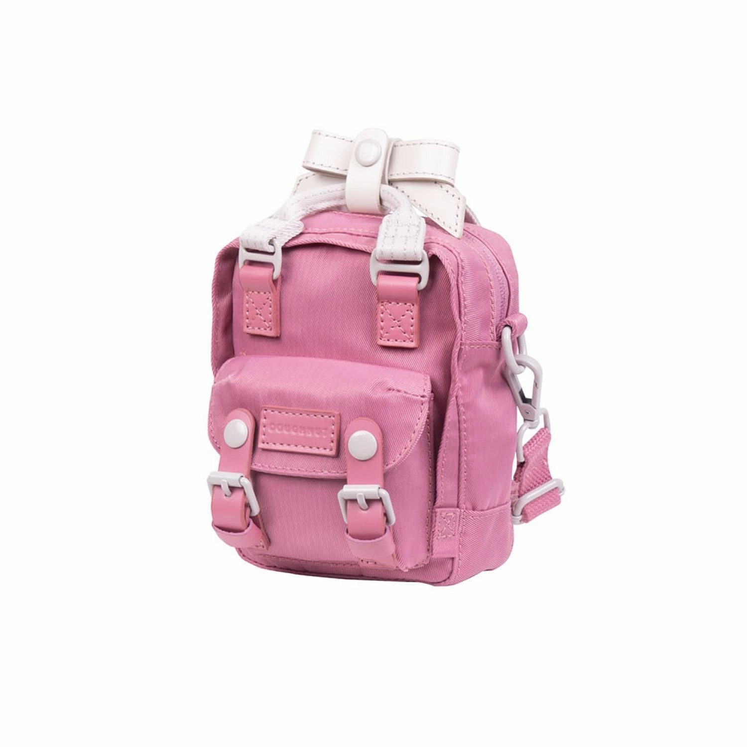 Doughnut Macaroon Tiny Ribbon Series Padded Travel Bag Compact Travel Bag