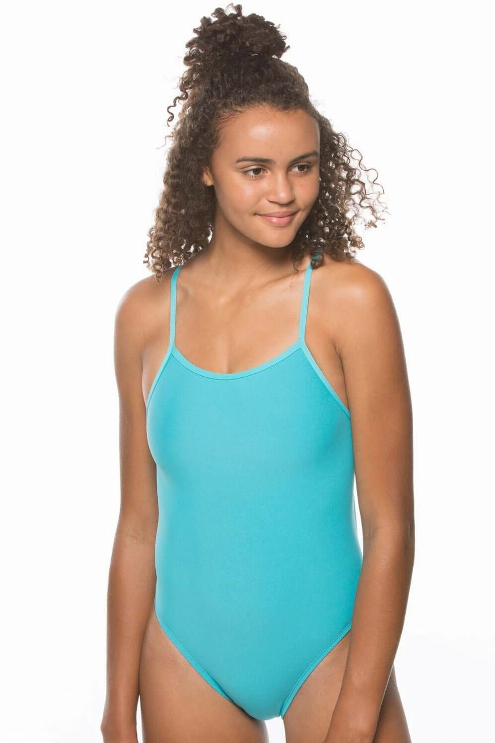 Drew One Piece Swimsuit - Hawaii Blue