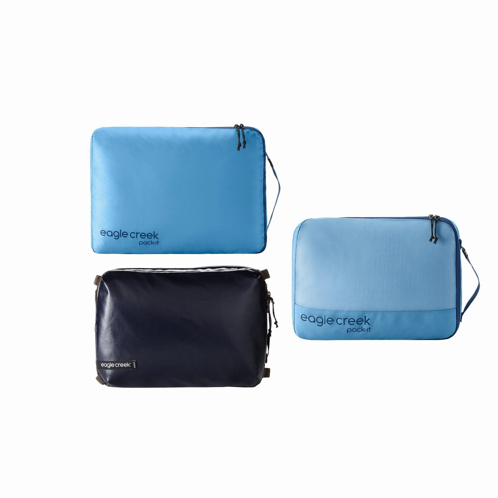 Vacation Bag Travel Security Bag Eagle Creek Pack-It Cube Mixed Set M/M/M