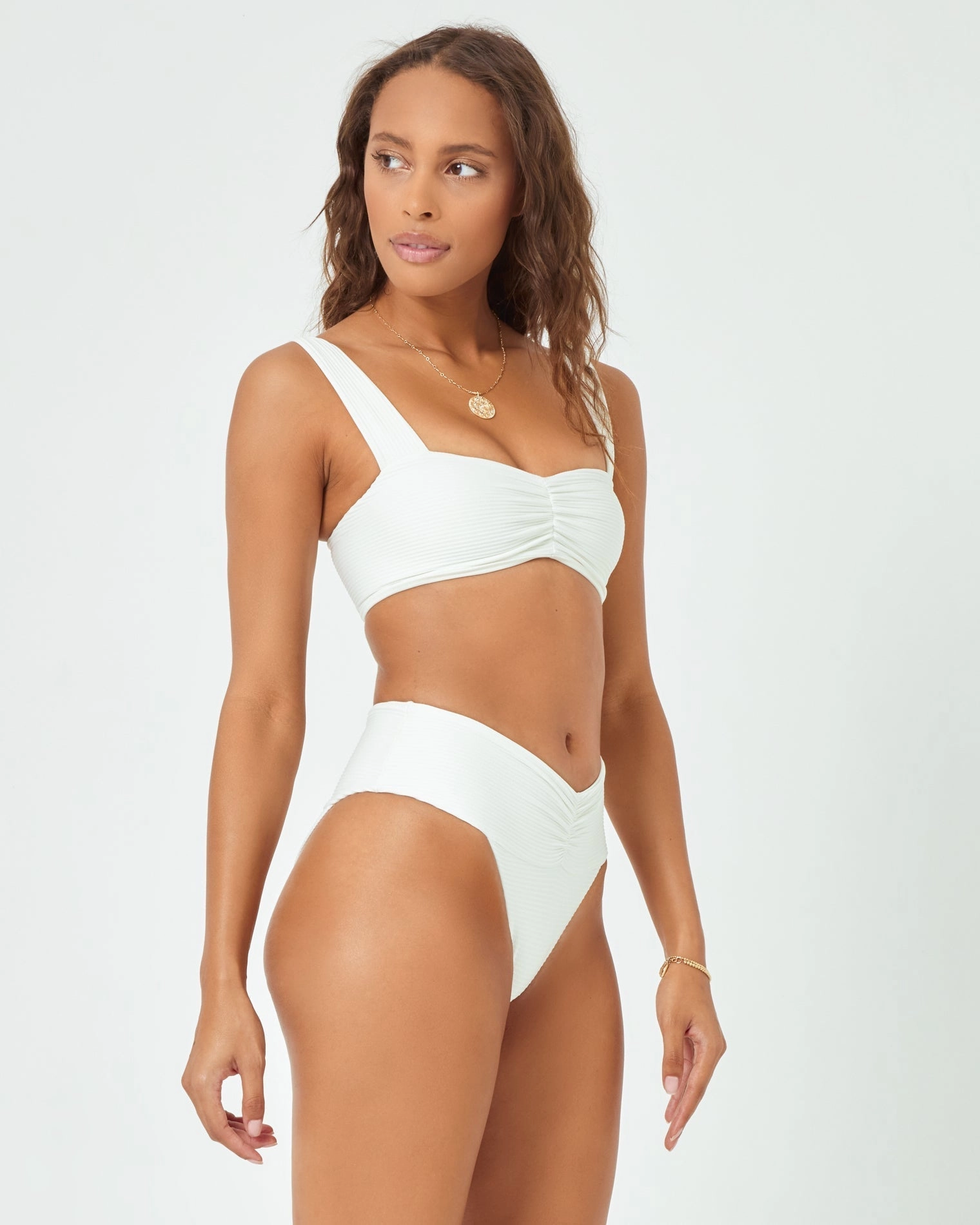 Eco Chic Repreve Marlee Bikini Top - Cream