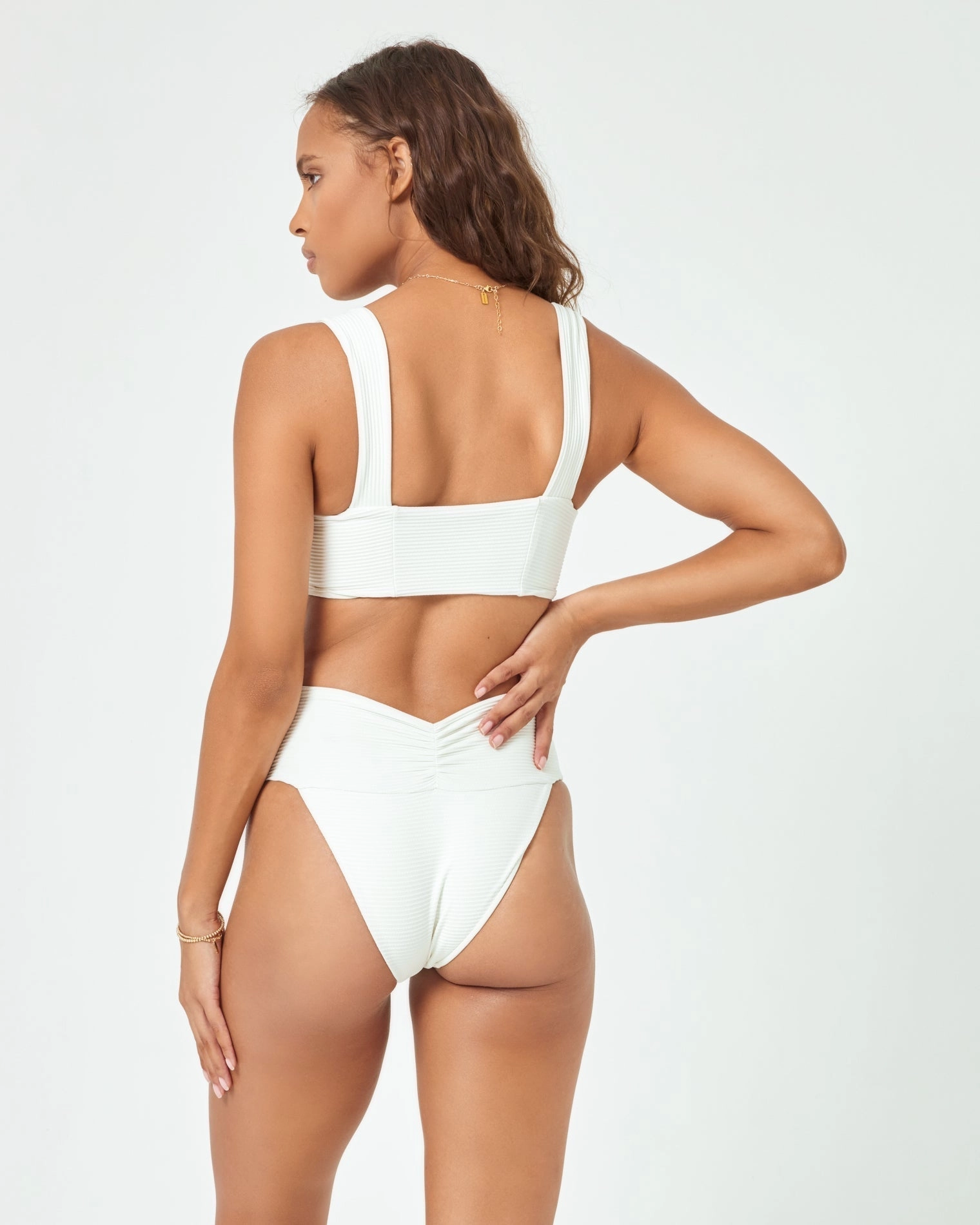 Eco Chic Repreve Marlee Bikini Top - Cream