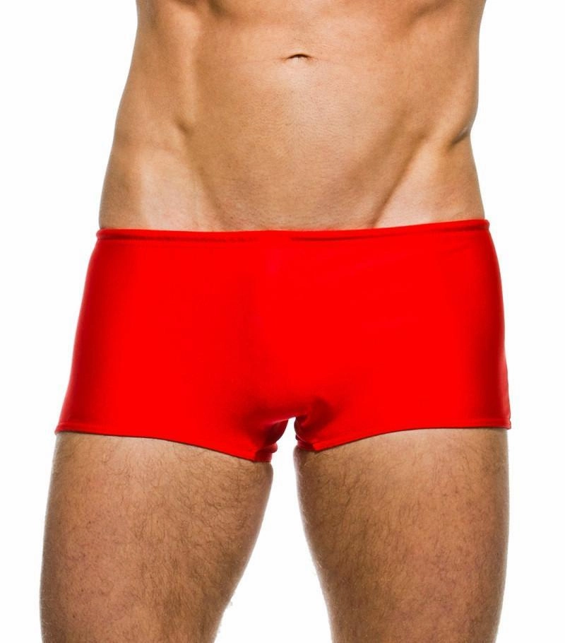 Eden Swim Hipster Red affordable men's swimwear, summer swimwear for men