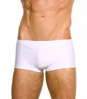 Eden Swim Hipster White affordable men's swimwear, summer swimwear for men