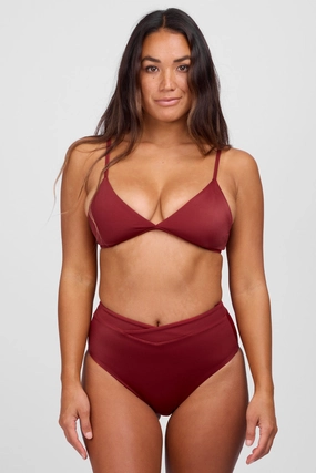 Elena Bikini Bottom - Garnet affordable swimwear for all, trendy swimwear for summer