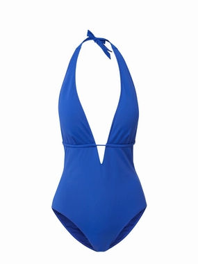 Elizabeth One Piece Cobalt high waist swimwear women, swimsuit for women beachwear