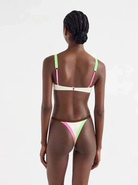 elody bottom paros cheeky swim bottoms, full coverage swim briefs women