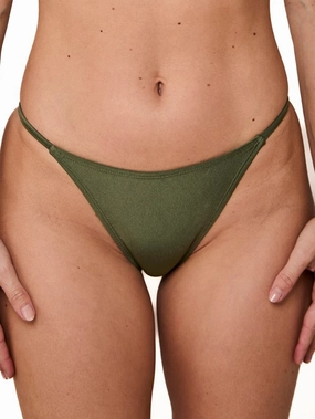 Emy Shiny Bikini Bottom basic swimsuits for women, durable swimwear for ladies