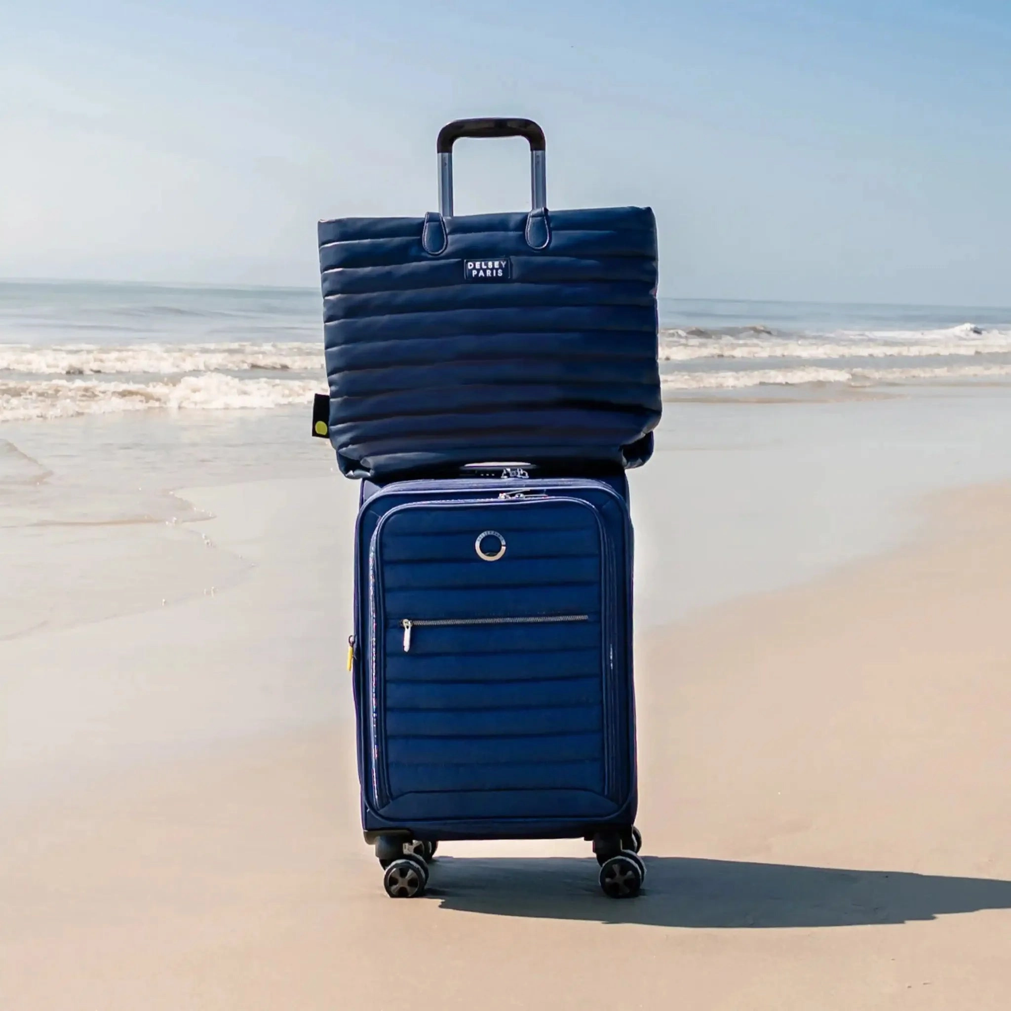 Luggage Storage Bag Delsey Cruise 3.0 Soft  20" Expandable Spinner Carry-On