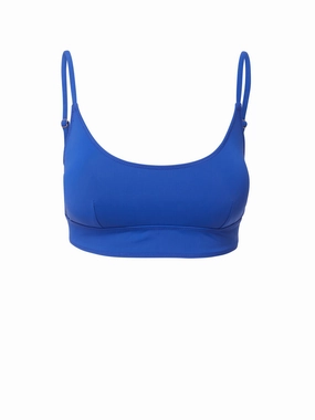 Erika Top Cobalt strapless swimwear tops, lightweight swim tops