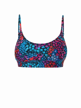 Erika Top In Bloom strapless swimwear tops, lightweight swim tops