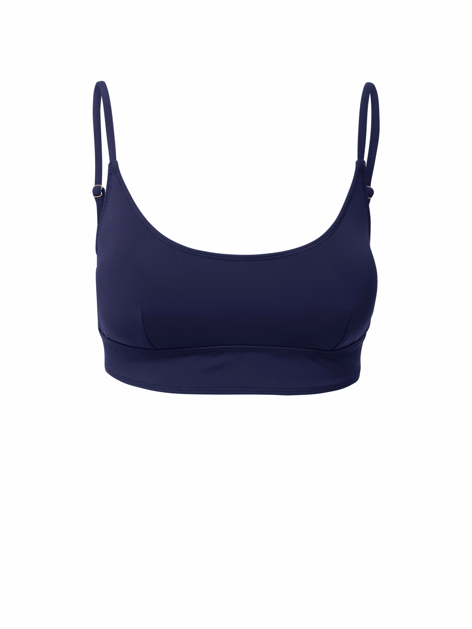 Erika Top Navy Satin fashionable beach swimwear, modern womens bikinis