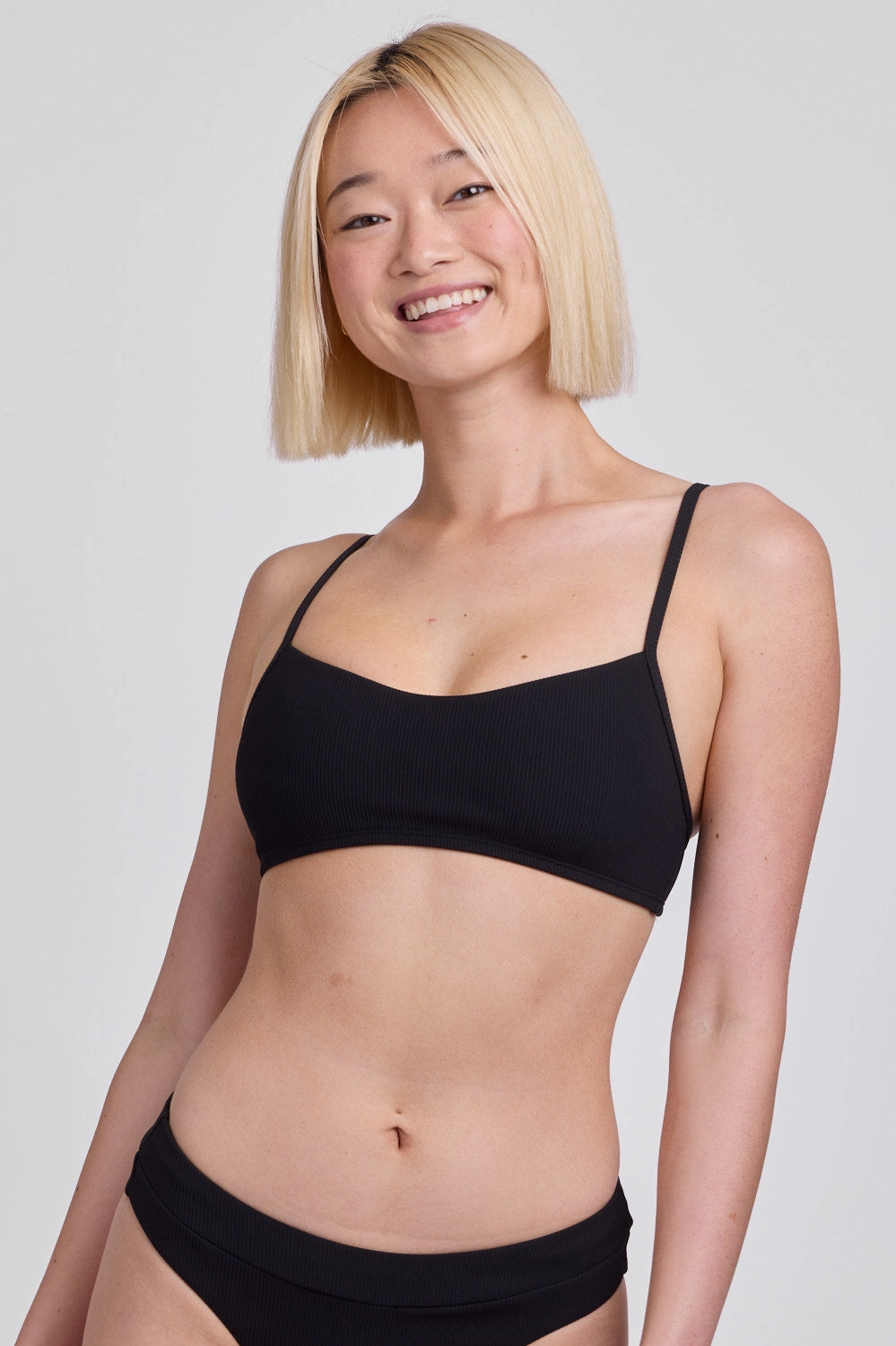 Eryn Bikini Top -  Black all purpose swimwear, comfortable swimwear for everyone