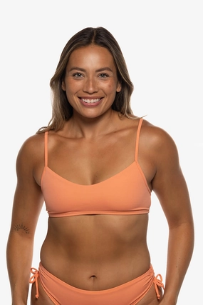 Eryn Bikini Top - Guava inclusive swimwear styles, all season swimwear options