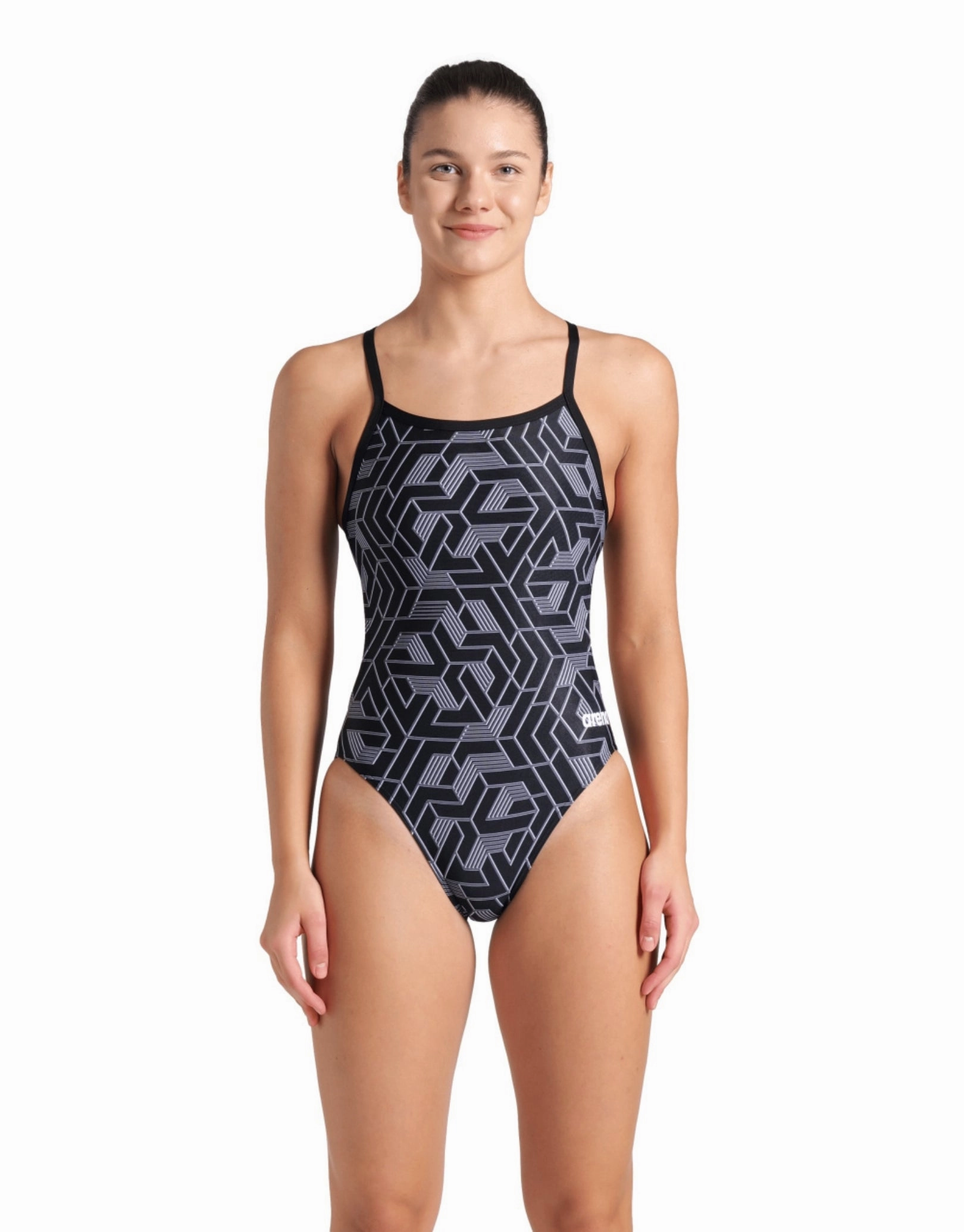 Escape Challenge Back Swimsuit - Black Team minimalistic swimsuits women, sleek swimwear styles