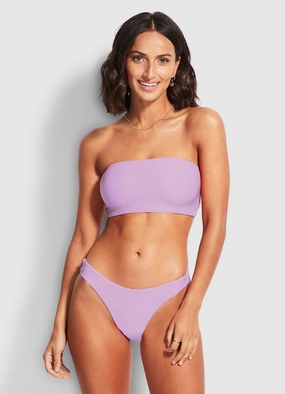 Essentials High Cut Pant - Lilac push up bikinis women, sporty womens bikini sets