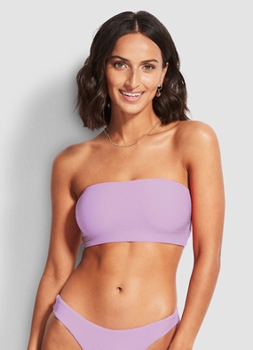 Essentials Tube Top - Lilac affordable swimwear for women, chic swimsuits for women