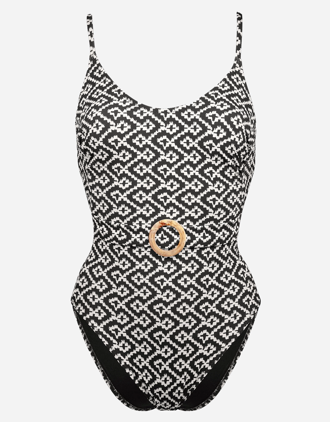 Ethno Craft Swimsuit - Black Canvas pool-ready swimwear for women, trendy swimwear collection