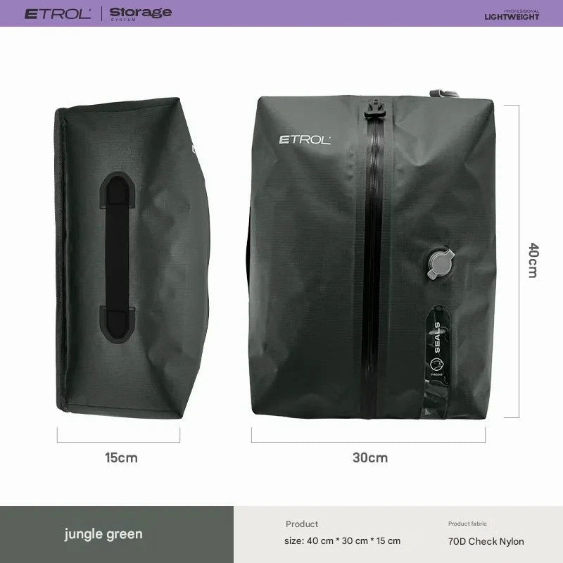 Etrol Compression Waterproof Bag Travel Handbag