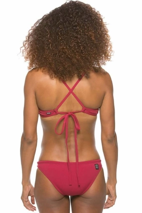 Europe Bikini Bottom - Cranberry all purpose swimwear, comfortable swimwear for everyone