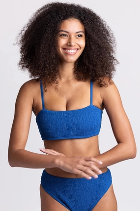 Eva Smocked Bikini Top - Bluewave inclusive swimwear styles, all season swimwear options