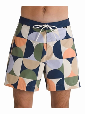 Ever-Ride Printed 17'' Boardshort In Incense mens full coverage swimwear, stylish mens swim trunks