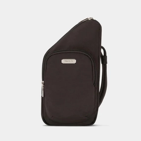 Travelon Anti-Theft Essentials Mini Asymmetric Crossbody Travel Neck Pouch