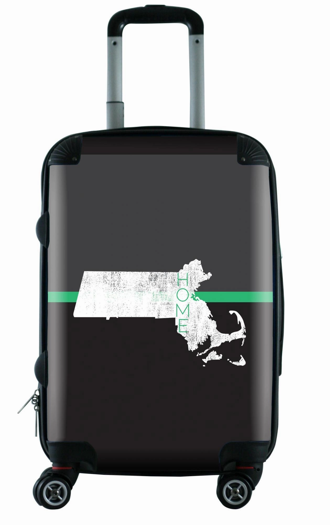 612 My Home State Massachusetts 20" Carry On Lightweight Travel Bag Travel Satchel