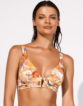 Exuberance Banded Bikini Top - Solar full coverage swim tops, cute bikini tops