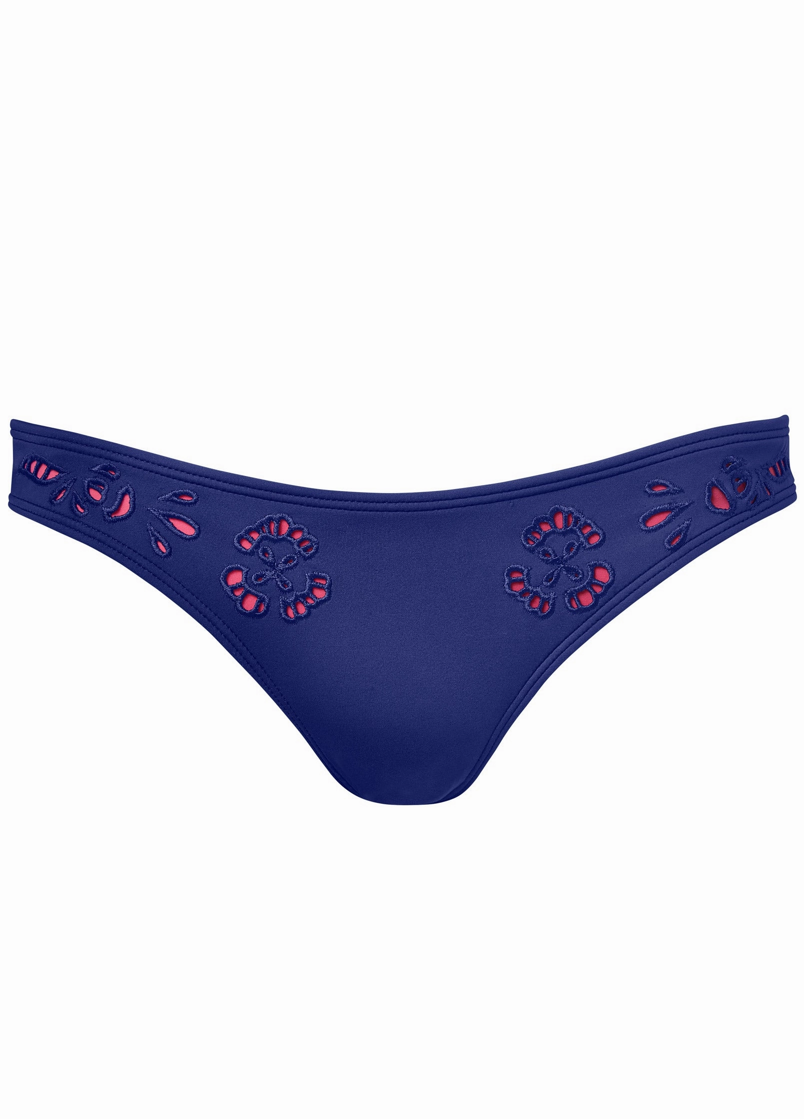 Eyelet Scoop Moderate Bottom - Ultramarine Blue & Sunset Pink