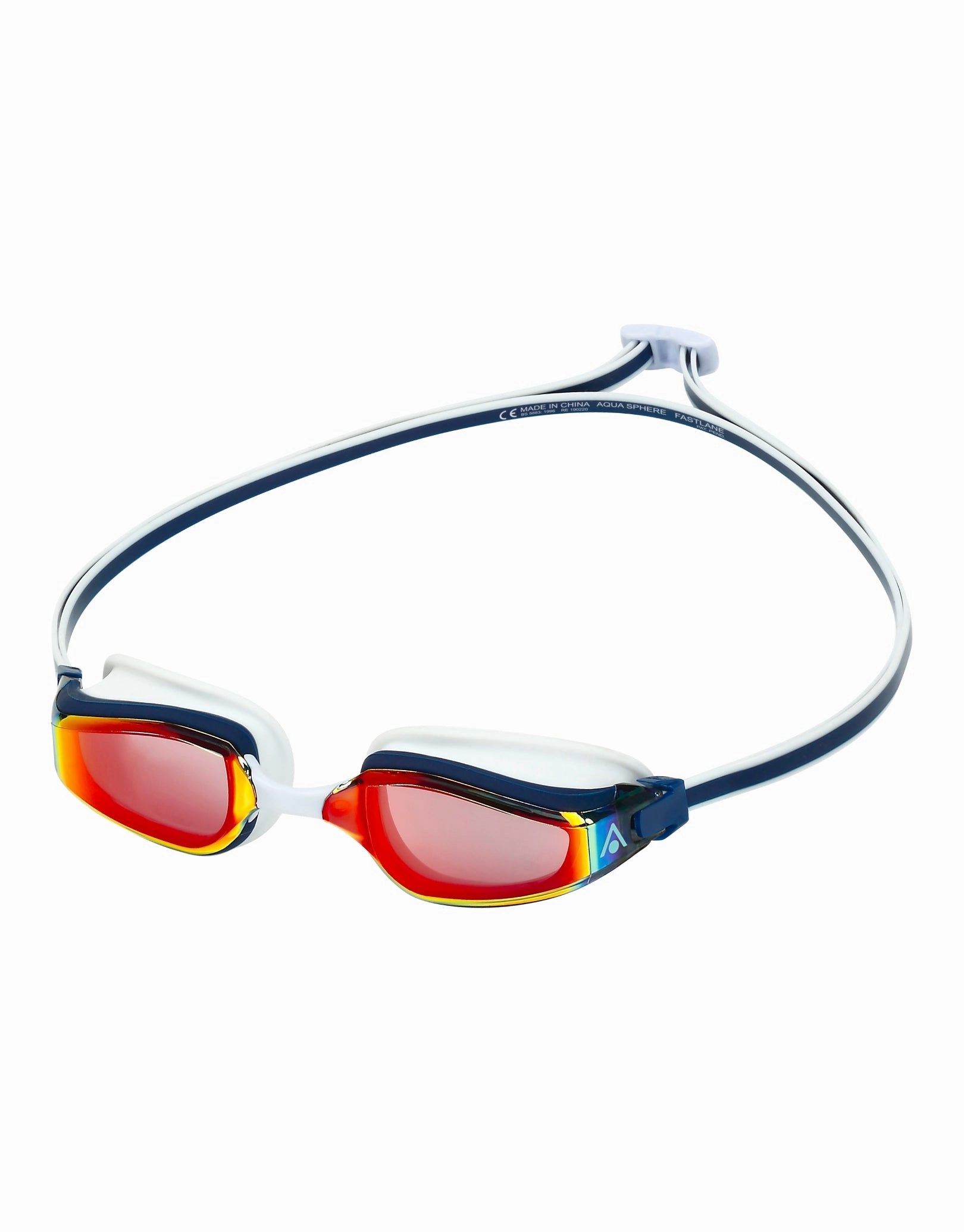 Fastlane Goggles - Titanium Mirrored Lens adult swim goggles, best swim goggles for adults