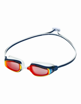 Fastlane Goggles - Titanium Mirrored Lens adult swim goggles, best swim goggles for adults